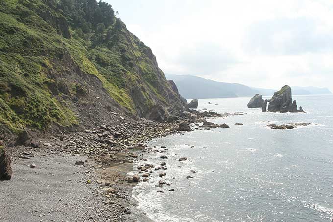 La costa hacia Bakio La costa hacia Bakio